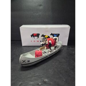 Cow Parade Moovin' On Down The Might Mo Cow Figurine, Westland Giftware, #9138